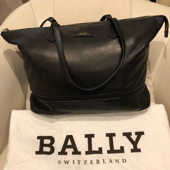 Bally Handbags - Authentic Bally Black Leather Tote